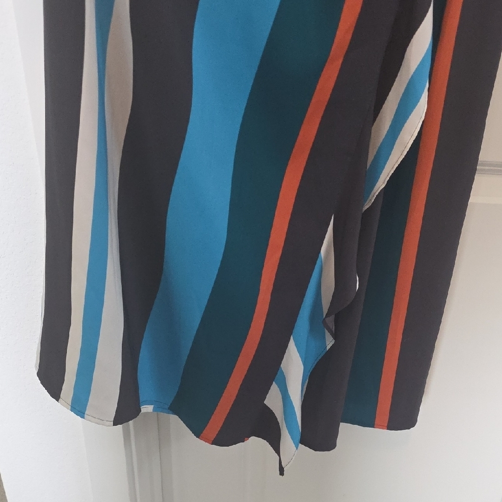 LOFT Multi-colored Striped Dress - Picture 6 of 7